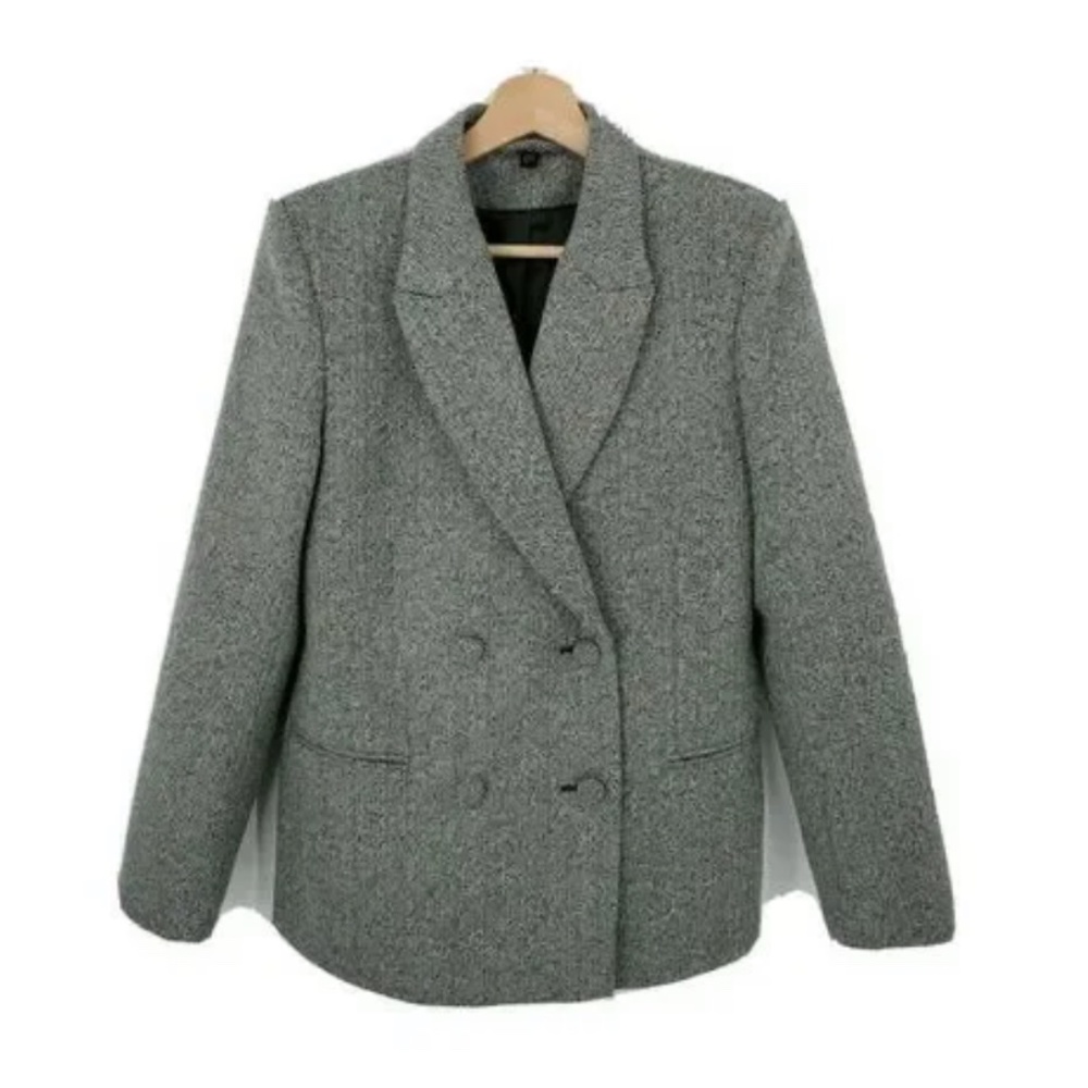 & other stories oversized green blazer